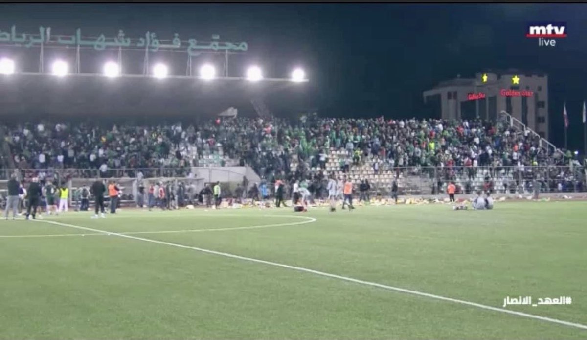 #العهد_الانصار هول مش بس كسروا ملعب فؤاد شهاب اليوم، هول كسروا دولة فؤاد شهاب كلا بأخر ٣٠ سنة.