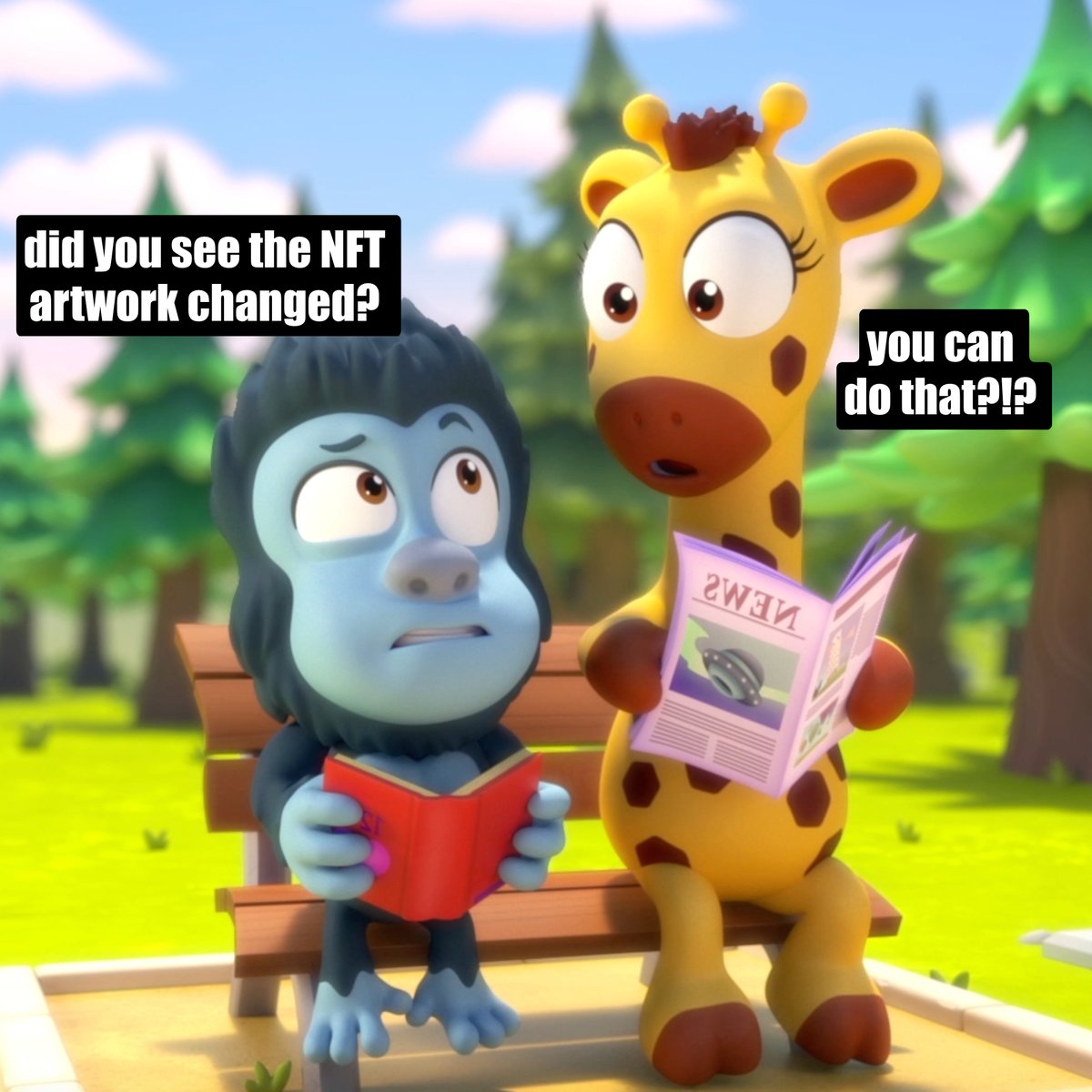 veefriends's tweet photo. You’ve seen projects like BOOK GAMES (adding the JAS badge) Checks, and BAYC Sewer Pass changing the artwork and metadata of their NFTs… how do they do that?
🧵 1/11 https://t.co/qYr3oxn0bh
