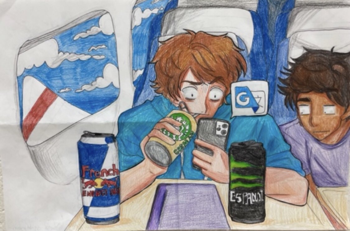 ProfePSHS's tweet image. World Language Week 2023 poster winners! @CougarCulture