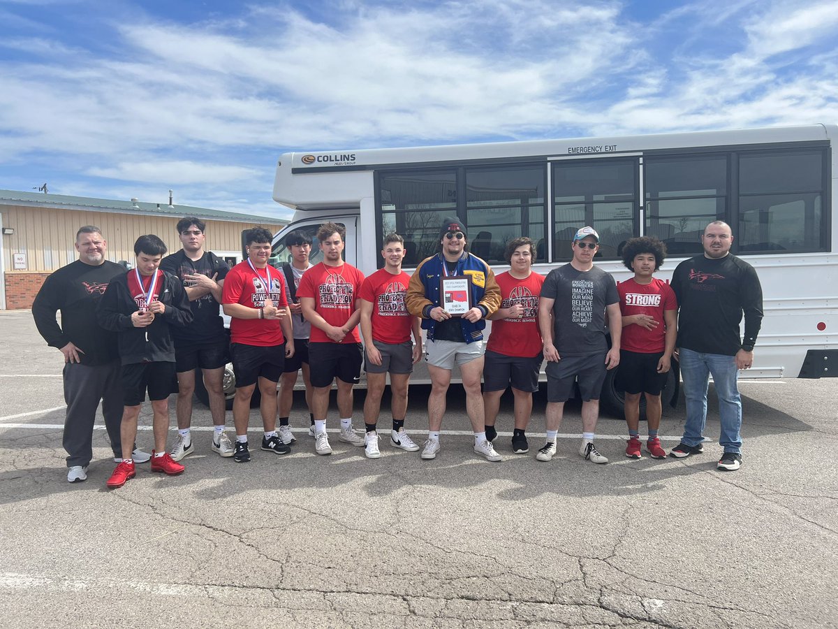 2023 Class 2A State Powerlifting Champions! These guys are a part of 3 straight state championships! Congratulations guys!