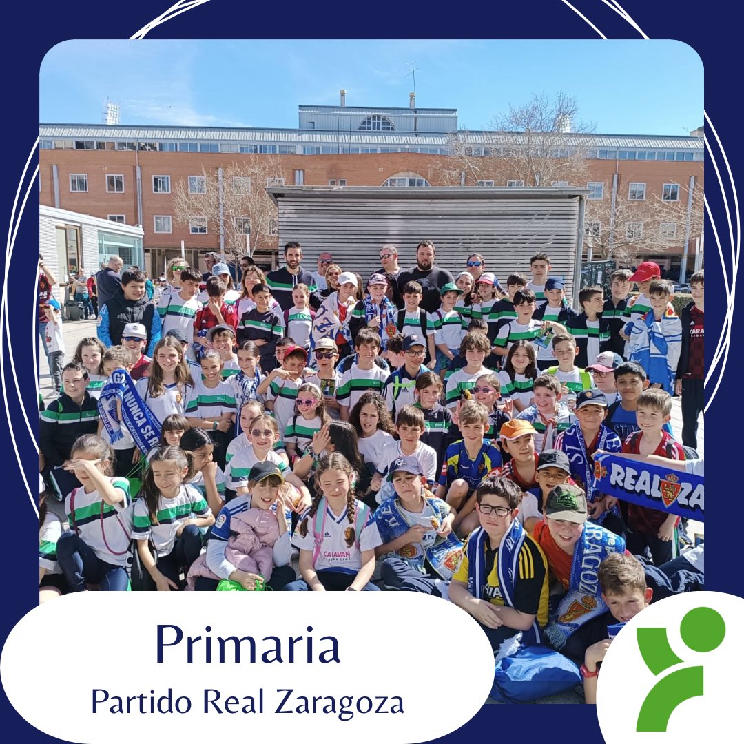 EOssoZ's tweet photo. Gracias al programa "a la Romareda con mi clase", 80 alumnos de nuestro colegio han podido disfrutar del partidazo del @RealZaragoza contra el Leganés.
¡Nos lo hemos pasado fenomenal! 
¡Aúpa Zaragoza!

#ALaRomaredaConMiClase #RealZaragoza @feteresiana https://t.co/QVHViGS3eA