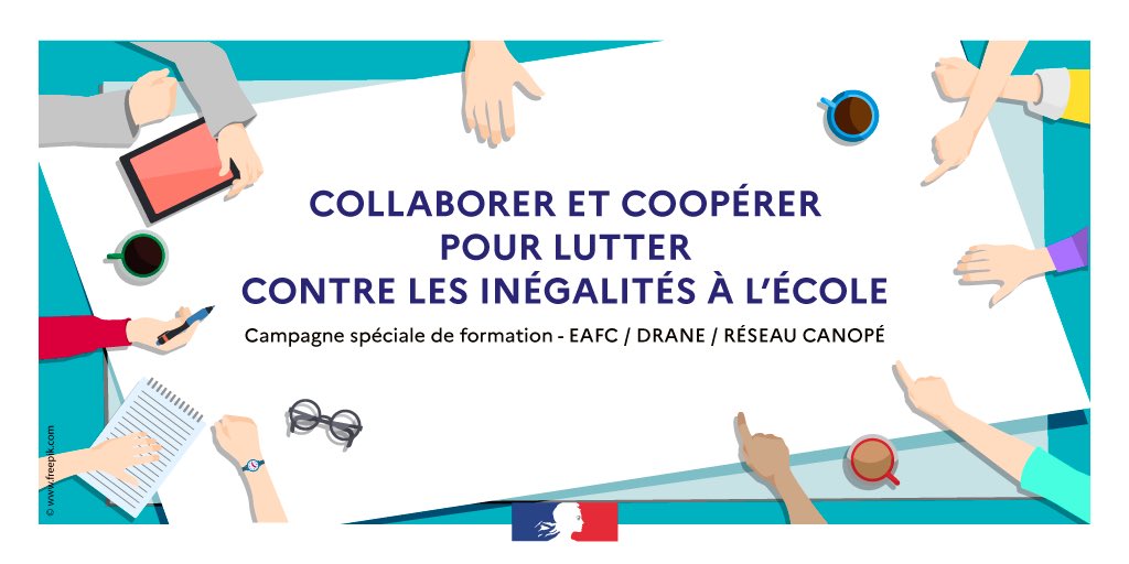 Campagne spéciale de formation Collaborer et coopérer pour lutter contre les inégalités à l'école
EAFC <a href="/CardieNormandie/">CARDIE de l'académie de Normandie</a>  <a href="/DraneNormandie/">DRANE Normandie</a> <a href="/reseau_canope/">Réseau Canopé</a> 
🚨Les webinaires commencent
13/03 17h👉Regard critique de la recherche
16/03 16h👉 Challenge robotique
express.adobe.com/page/OrbIZcv2r…