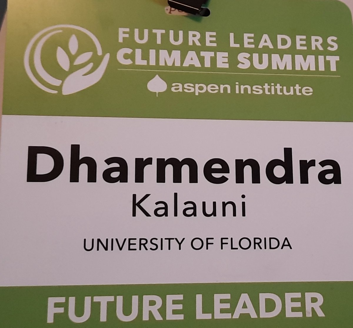 kalaunidharmen's tweet photo. Glad to attend Future Leaders Climate Summit at #ApsenIdeasClimate! #FLCS2023 gathers 18-30-year-olds for 3 days in Miami Beach to learn from climate experts. More info at https://t.co/KbGczzqdBu @aspenideas 
#FLCS2023 #AspenIdeasClimate #FutureLeadersClimate https://t.co/RZjCUNnNwj