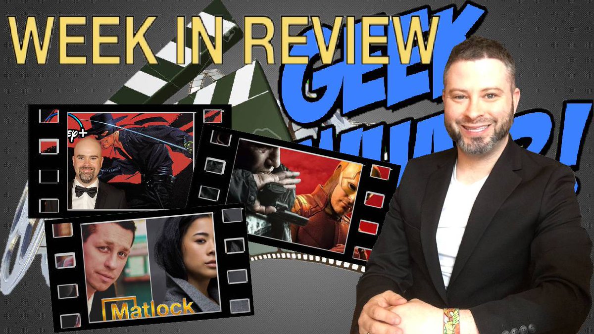 Hey nerds!👋🤓 I just posted my #WeekInReview this week! 

- #BryanCogman To Showrun #Zorro Show At #DisneyPlus

- #JonBernthal Confirms #ThePunisher Return In #DaredevilBornAgain 

- #Matlock Pilot Cast #DavidDelRio & #LeahLewis With #KathyBates for #CBS

youtu.be/En6PRNyzNk8