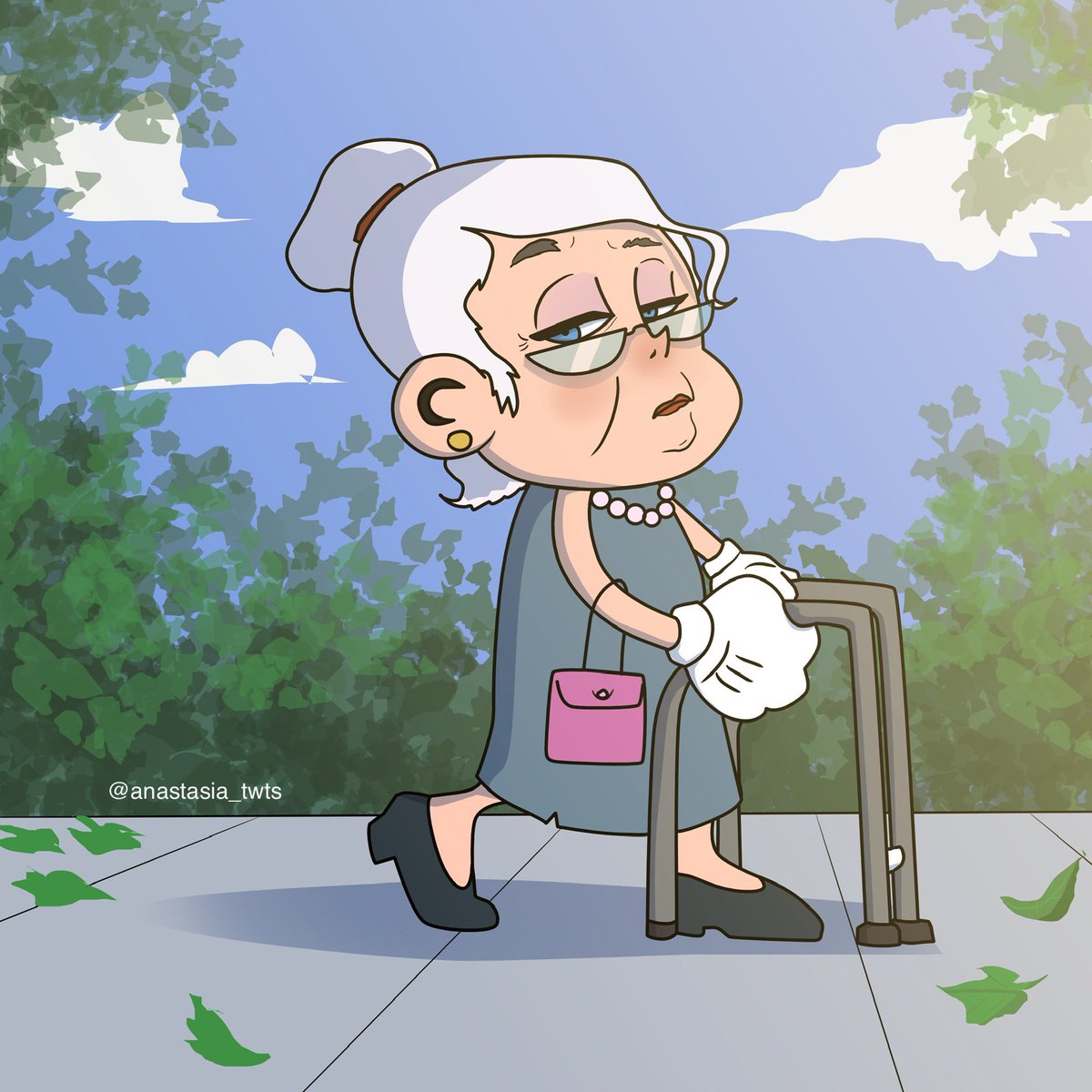 Anastasia_twts's tweet photo. Bringing the magic of @WaltsVault_NFT to life using my imagination
Dreaming a little can lead to exciting possibilities beyond our creativity
 Meet Mrs. Agnes,don't let her stern appearance fool you, you'll love her once you get to know her😅❤️
@Cohl_world
#GrowingOldIsMandatory https://t.co/uttrRVOdw2