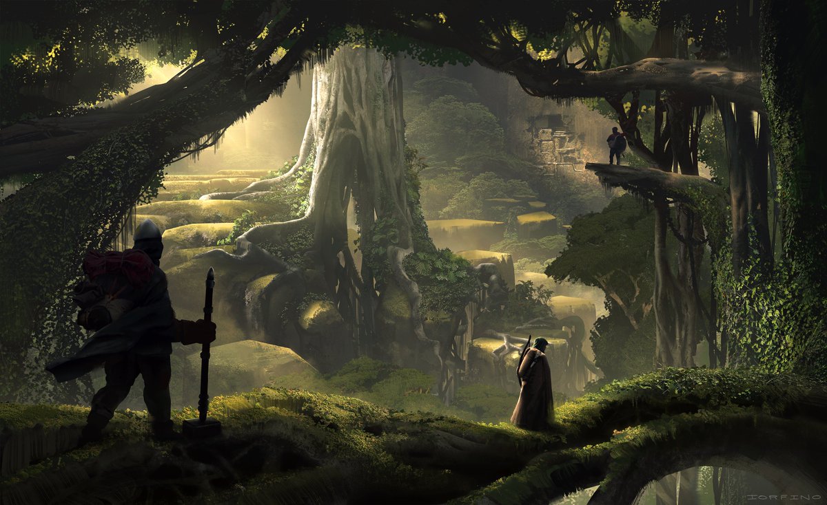 Journey to the ancient salt mines. The second piece in my ongoing personal project Salt &amp; Myth!

#conceptart #environmentdesign #digitalart