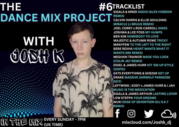 Check Out The Dance Mix Project #6 On Mixcloud, Link In Bio 'under dance mix project' 

Playing Big Tunes From 
@CalvinHarris @elliegoulding @jbruusmusic 
@JoelCorry 
@Wuki @DJSKT 
@manyfewofficial 
@LeftwingKody #jameshurr
@Drake @airwolfparadise 
@Lowsteppa & More!