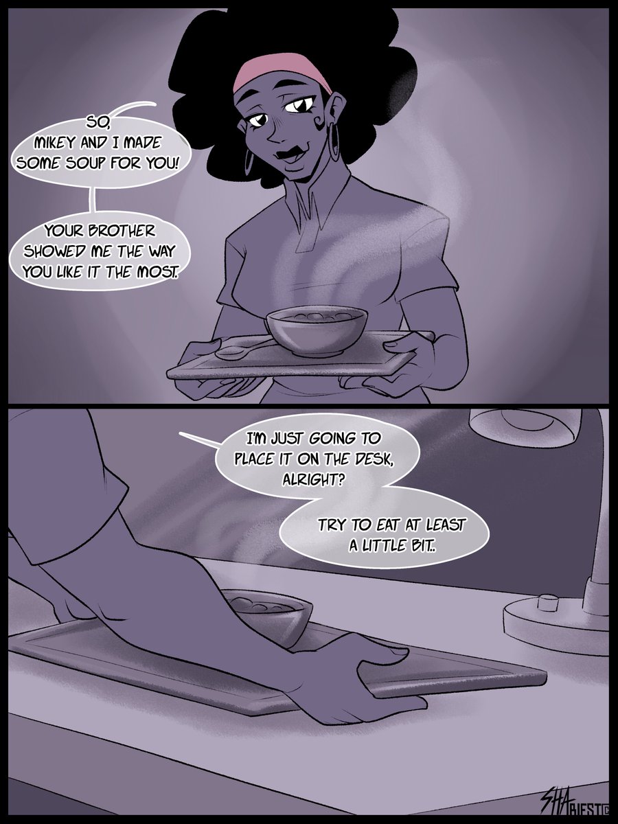 ShaBiest's tweet photo. (1/2)

[Part 1 "Mom, I can explain - Donnie"]

As you might have seen, I finished the 30 pages for this chapter already and it will conclude this comic!
Enjoy! 

#rottmnt #RiseoftheTMNT #MIcecomic https://t.co/6oRarQz9dC