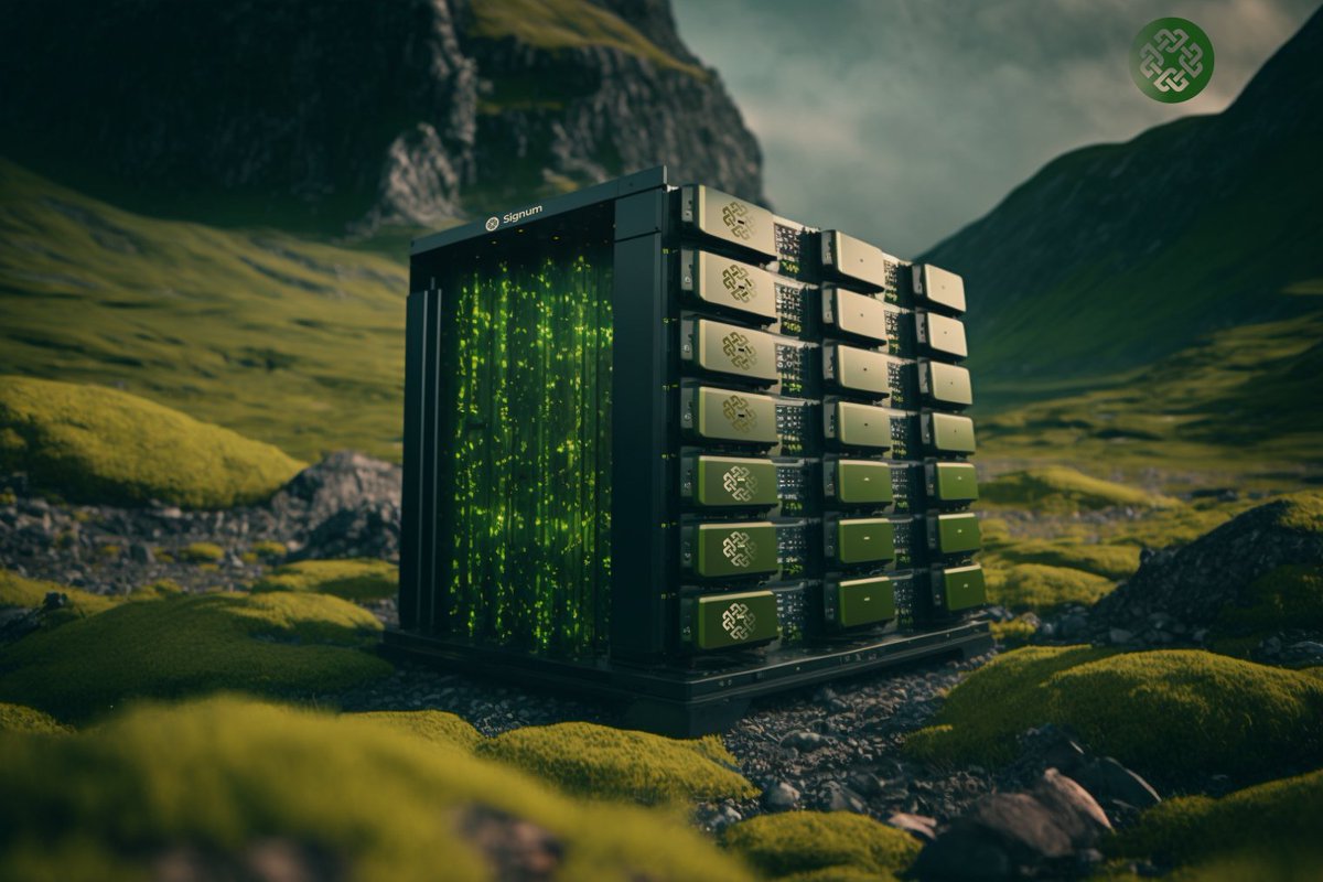 signum_official's tweet photo. Want to mine crypto sustainably?
Try #Signum, the hard disk mining blockchain that uses a fraction of the energy of traditional proof-of-work blockchains!
Join the movement! ๐ฑ
https://t.co/G0JbV2wpko
#HardDiskMining #Sustainability #PoCPlus #NFT #DeFi https://t.co/uryPubNrcQ