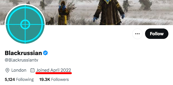 bywillpollock's tweet image. .@Blackrussiantv joined April 2022 which was mere weeks after Ukraine invasion? cool cool.

in less than a year it amassed 62,000 tweets and is #QElon #8Chan verified 

@DavidManOnFire @carrybeyond @DemopJ @SaysDana @jimstewartson @TeresaCCarter2 @EdHall23 @25Ribbits
