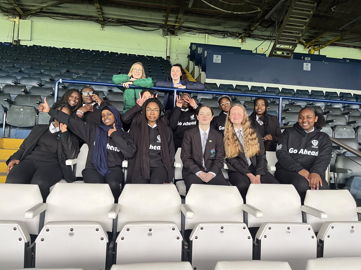 BYASportandPE's tweet photo. What a great day out for our year 10/11 pupils as part of the ‘Go ahead’ programme. What an opportunity to take a tour around @EllandRoad https://t.co/kHbZQifoNo