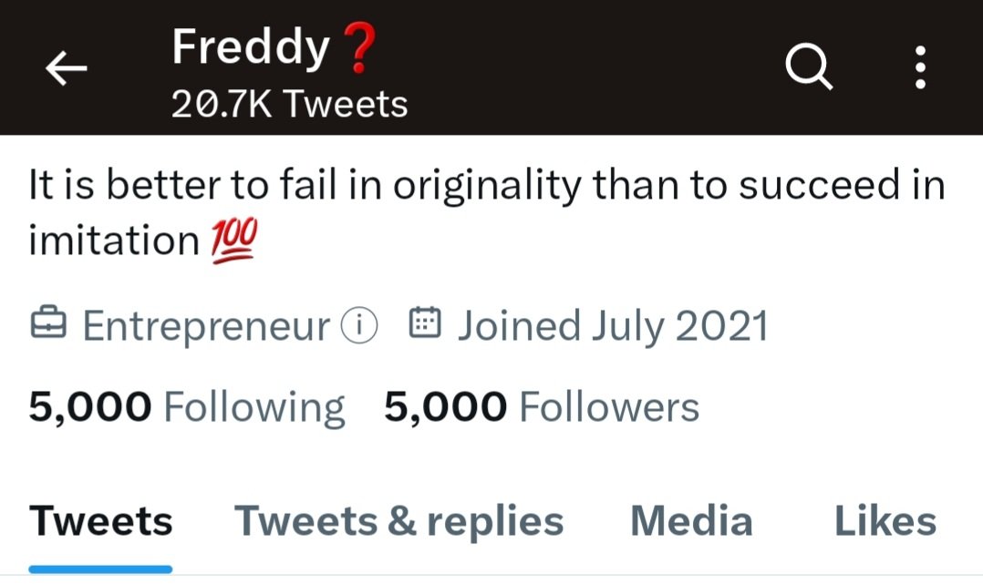We became a family of 5,000 followers.
I appreciate every one of you. We have a lot to do together. Thank you 
🫡❤