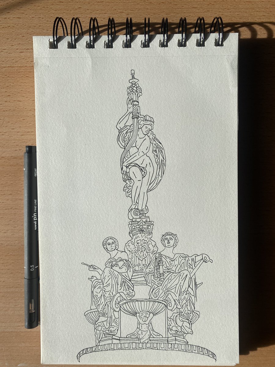 Some afternoon doodling of a close up of the top of the Ross fountain. 

#edinburgh #edinburghart #rossfountain #edinburgharist #edinburghdrawing  #myedinburgh #exploreedinburgh #scotland #sketch #pen #sketchbook