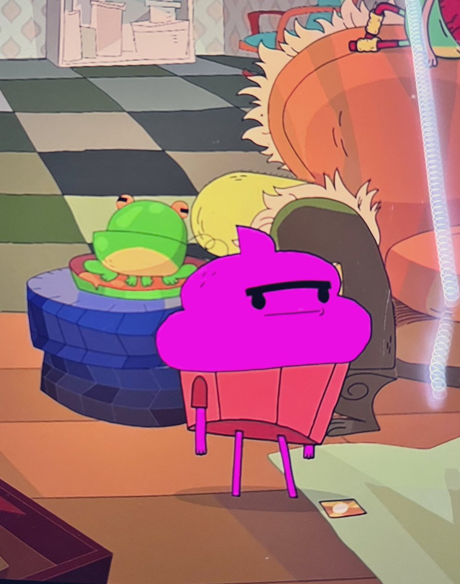 kellichuu's tweet photo. Found a frog in cupcake and Dino 💚🐸

Think it’s a frog phone ☎️ 

#cupcakeanddino #netflixseries #cartoons #frogs #frog https://t.co/UjghhKSiVt