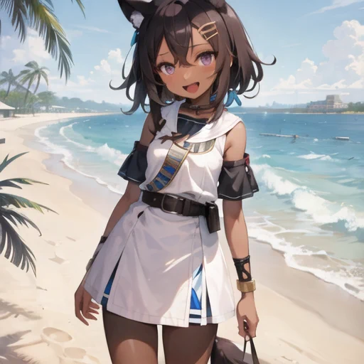色々いじってたらテレンサちゃんっぽい服出るようになってきた!!!でも今度はおでこが出なくなってしまうという!難しいけど面白い!!#AIart 
