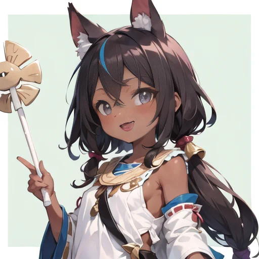 色々いじってたらテレンサちゃんっぽい服出るようになってきた!!!でも今度はおでこが出なくなってしまうという!難しいけど面白い!!#AIart 