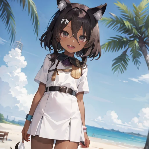 色々いじってたらテレンサちゃんっぽい服出るようになってきた!!!でも今度はおでこが出なくなってしまうという!難しいけど面白い!!#AIart 