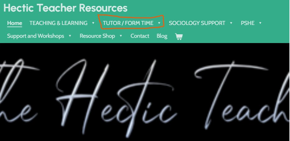 HecticTeacher's tweet image. #Formtime #Tutortime 
I have created a separate section on my new site just for Tutor time activities, so they are easier to find: hectic-teacher.co.uk