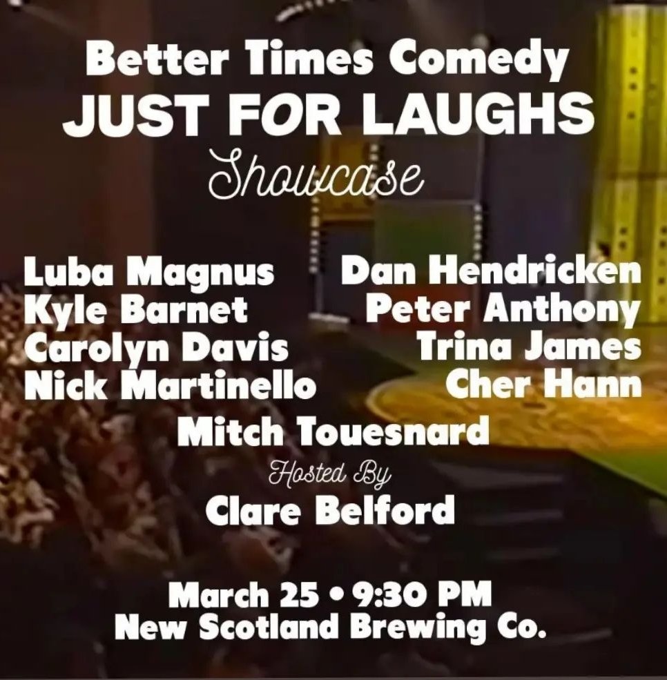I get to showcase for Just For Laugh's bookers!! Please come watch!!! 

mycomedytickets.com/store/events/v…
