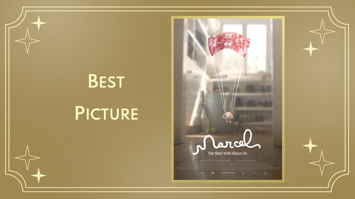 chumbarn's tweet photo. And finally, here are the nominees and winner of the Choscar for Best Picture!

It's been a brilliant awards season, and I can't wait to be disappointed by the results tonight. Congrats @marcelthemovie and @DFLEISCHERCAMP !

#Oscars95 #Oscars2023 #choscars https://t.co/3nLPun1RYO
