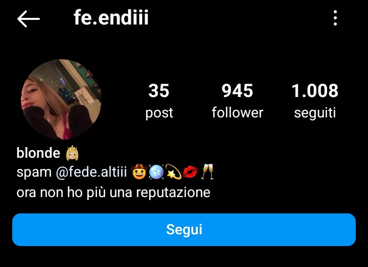 spam aperto come la nappi