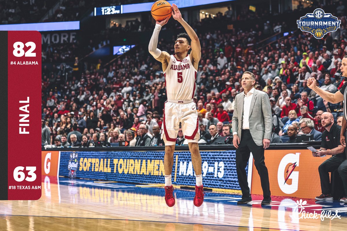 UA_Athletics's tweet photo. AND WE STILL AREN'T DONE 😤

#RollTide | @AlabamaMBB https://t.co/aQa4Txs8MN