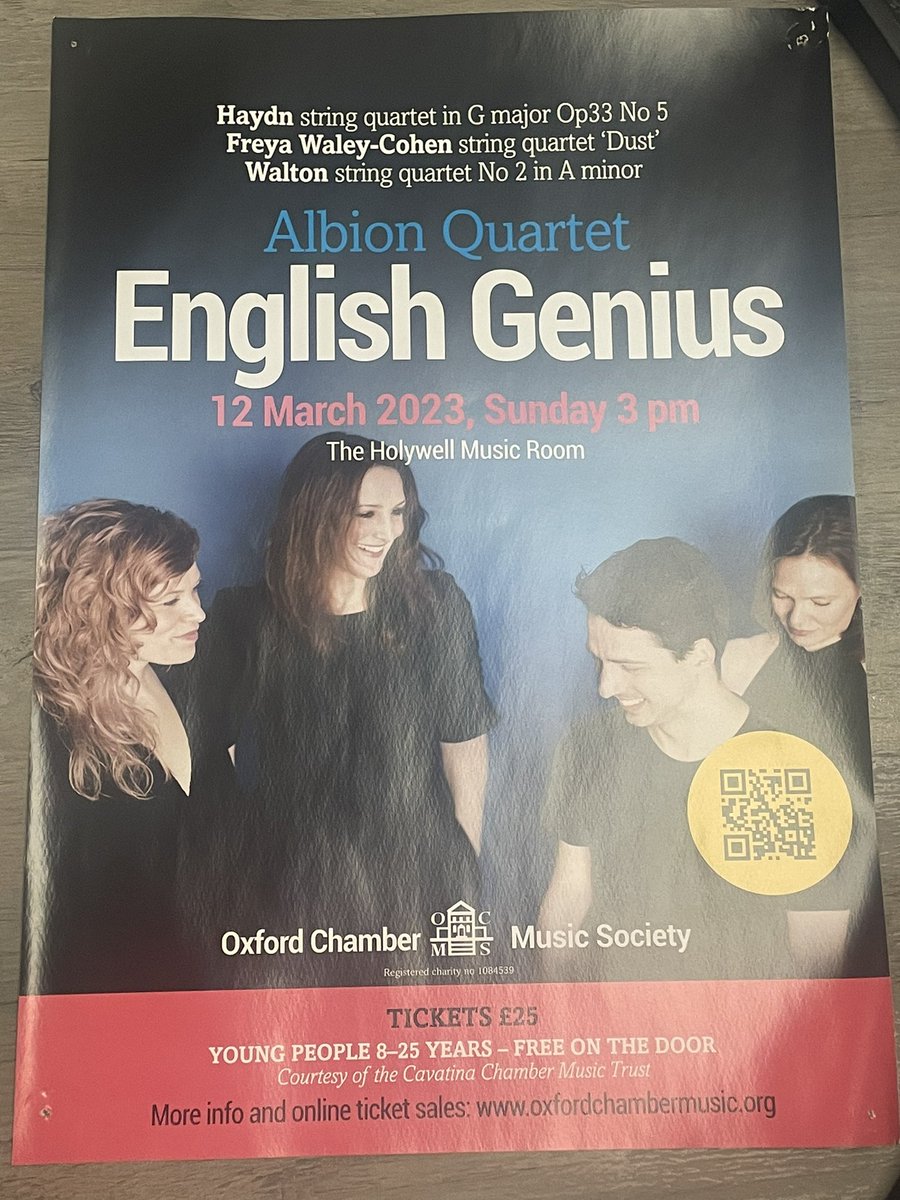 Freya Waley-Cohen (@freyawaleycohen) on Twitter photo Just home from a devastatingly beautiful concert that I was so proud to be a part of. It was the <a href="/Albion_Quartet/">Albion Quartet</a>’s last ever concert. After the encore the audience at @hollywellmusic was on their feet and in tears. Huge thank you to them for all the music over the years 💛 Just home from a devastatingly beautiful concert that I was so proud to be a part of. It was the <a href="/Albion_Quartet/">Albion Quartet</a>’s last ever concert. After the encore the audience at @hollywellmusic was on their feet and in tears. Huge thank you to them for all the music over the years 💛