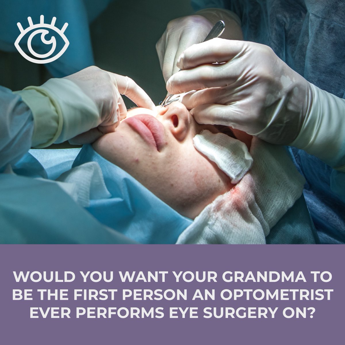 VisionforWA's tweet photo. Surgery should be performed by surgeons and when it comes to your eyes, that is an ophthalmologist. Demand eye surgery in WA state is done by a trained surgeon. #SurgeryBySurgeons #VisionForWA https://t.co/7Tr9UejOyC