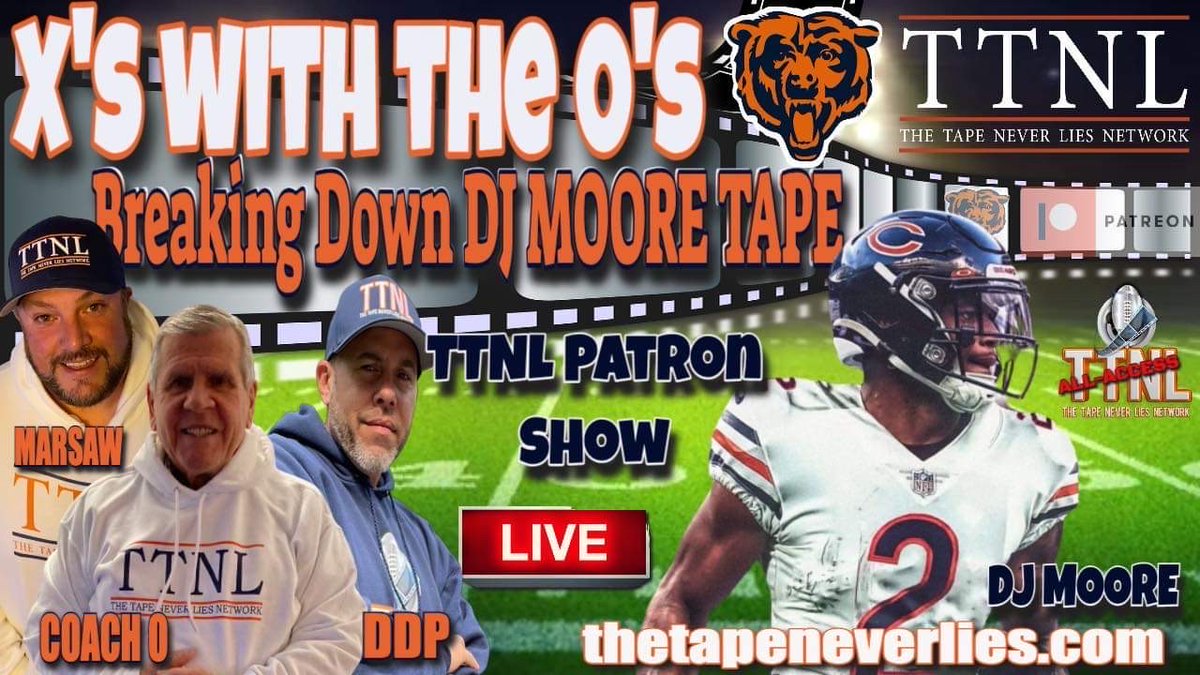 TTNLNetwork's tweet photo. TTNL FAMILY! What better way to get to know JF1’s new WR1, @idjmoore, than to get right into the TAPE!
X’s with the O’s! LIVE!
Coach O, DDP & @wasram can’t wait to break it all down TODAY at 5pmEST!
Head to https://t.co/aVCeVg06A5 to join us today & for more exclusive content! https://t.co/lG3BSDWk5W