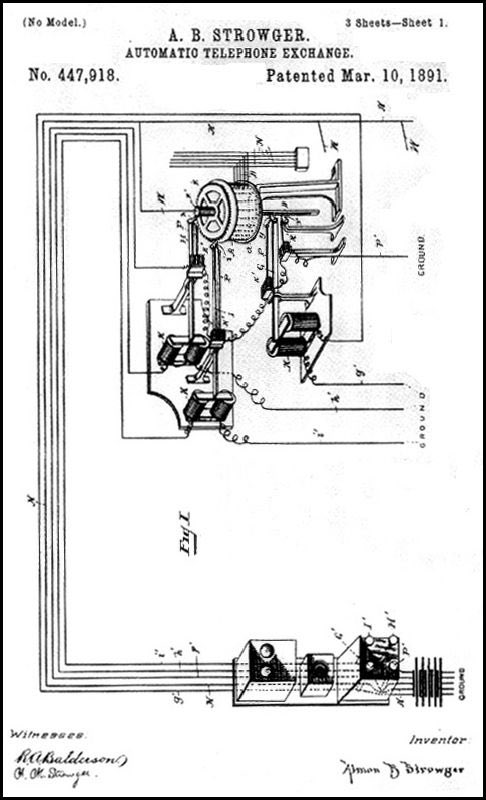 AjitPai's tweet image. Kansas City undertaker Almon Strowger had a problem. The competing undertaker’s wife worked at the local telephone exchange and directed calls meant for Strowger to her husband’s firm. He responded by … inventing an automated telephone exchange, filing for a patent OTD in 1889.