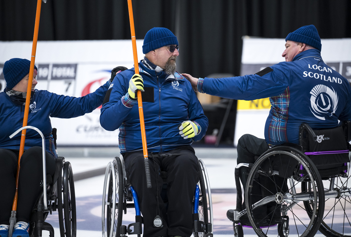 BritishCurling's tweet photo. 🥉MEDALLISTS ✔️
Scotland return to podium @worldcurling Wheelchair Champs with beautiful bronze, beating Sweden 7-4 in the 3rd place play-off. 
Great performance @shug9 @gregorcurling @Jo_shuni @SpiderMonkey165 Gary Logan &amp; Charlotte McKenna 
📸WCF/Chayenne Boone 
#WWhCC2023 https://t.co/GP8YIY8uq3