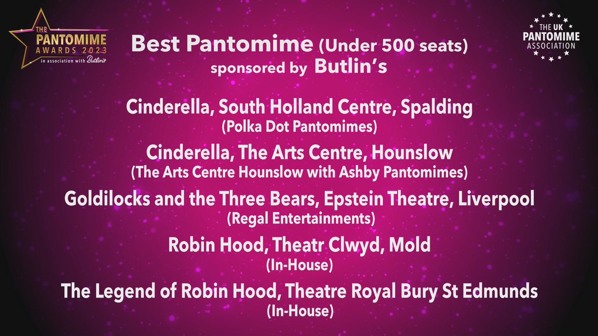UK Pantomime Association tweet media