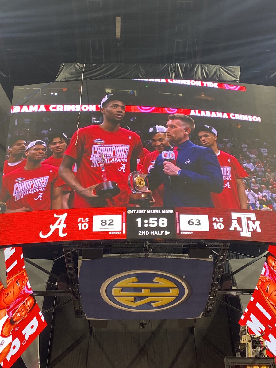 Brandon wins SEC tournament MVP!