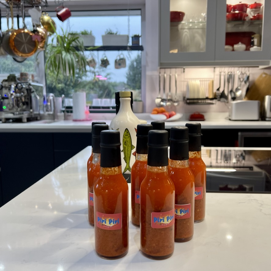 gbintheuk's tweet photo. Piri Piri oil brewed and bottled. https://t.co/j6RfQrX9rD