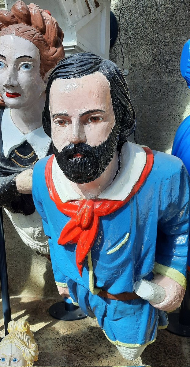 john_holford's tweet photo. Amazing collection of ships' #figureheads @CuttySark. This is #Garibaldi (so important in 19C British popular culture). @MarcellaMilana @StudyLabHistory @RMTunion @socialeurope @cillaross5 @redrumlisa https://t.co/mtspX9pp8O