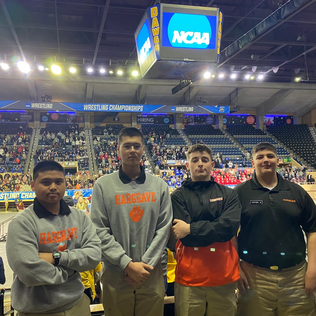 HargraveTigers's tweet photo. This weekend CPT Vaughan took four Cadets to Roanoke for the Division 3 Wrestling Championship.
Our Faculty and Staff regularly commit their weekends to supporting engaging experiences for Cadets outside of the classroom.
#bemoresupportive https://t.co/9W3PCtAGrV