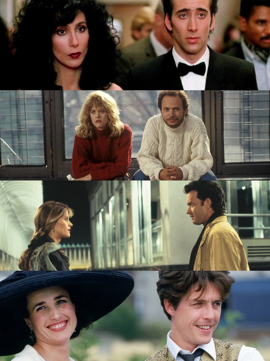 romcomarchive's tweet photo. romantic comedies that have been nominated for best original screenplay at the #Oscars https://t.co/sAhtLYc2cr