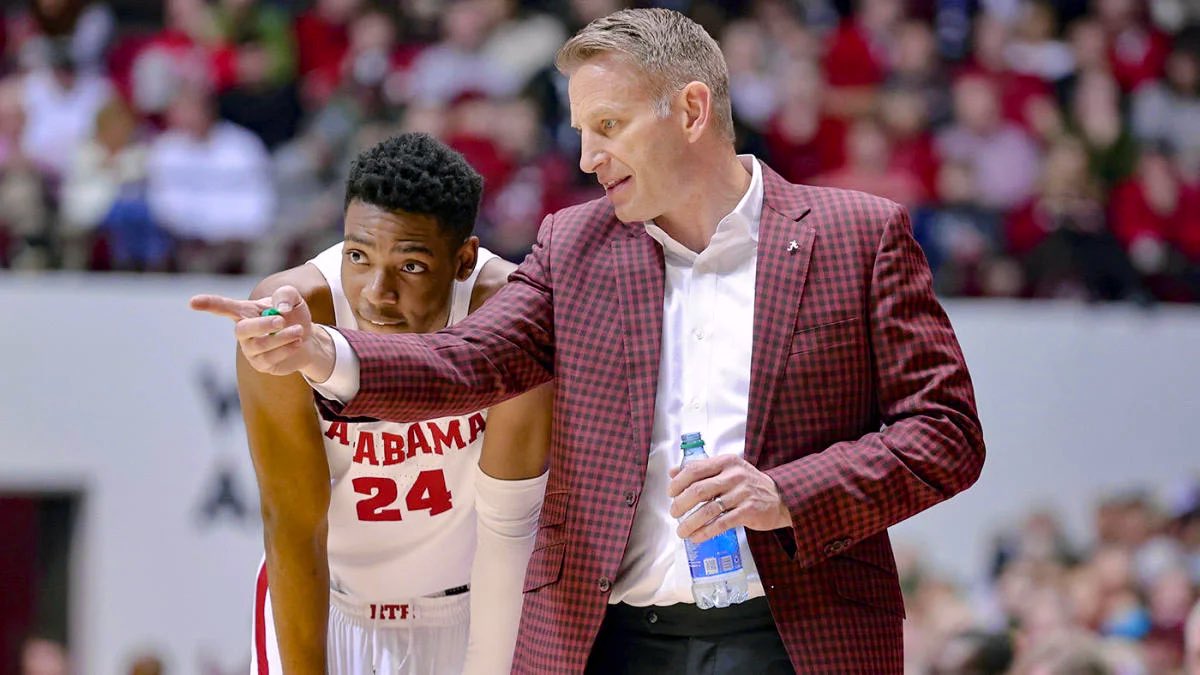 CBKReport's tweet photo. Nate Oats at Alabama in 4 years:

Record: 90-41 (.687)
Conf: 49-23 (.681)
2x SEC Regular Season Champ 🏆
2x SEC ConfTourney Champ 🏆
3 NCAA Tourney Appearances (TBD)
1 Sweet 16
Program’s first ever #1 seed in March

Responsible for 2/3 best seasons in Alabama History. In 4 years. https://t.co/xayAwinw3o