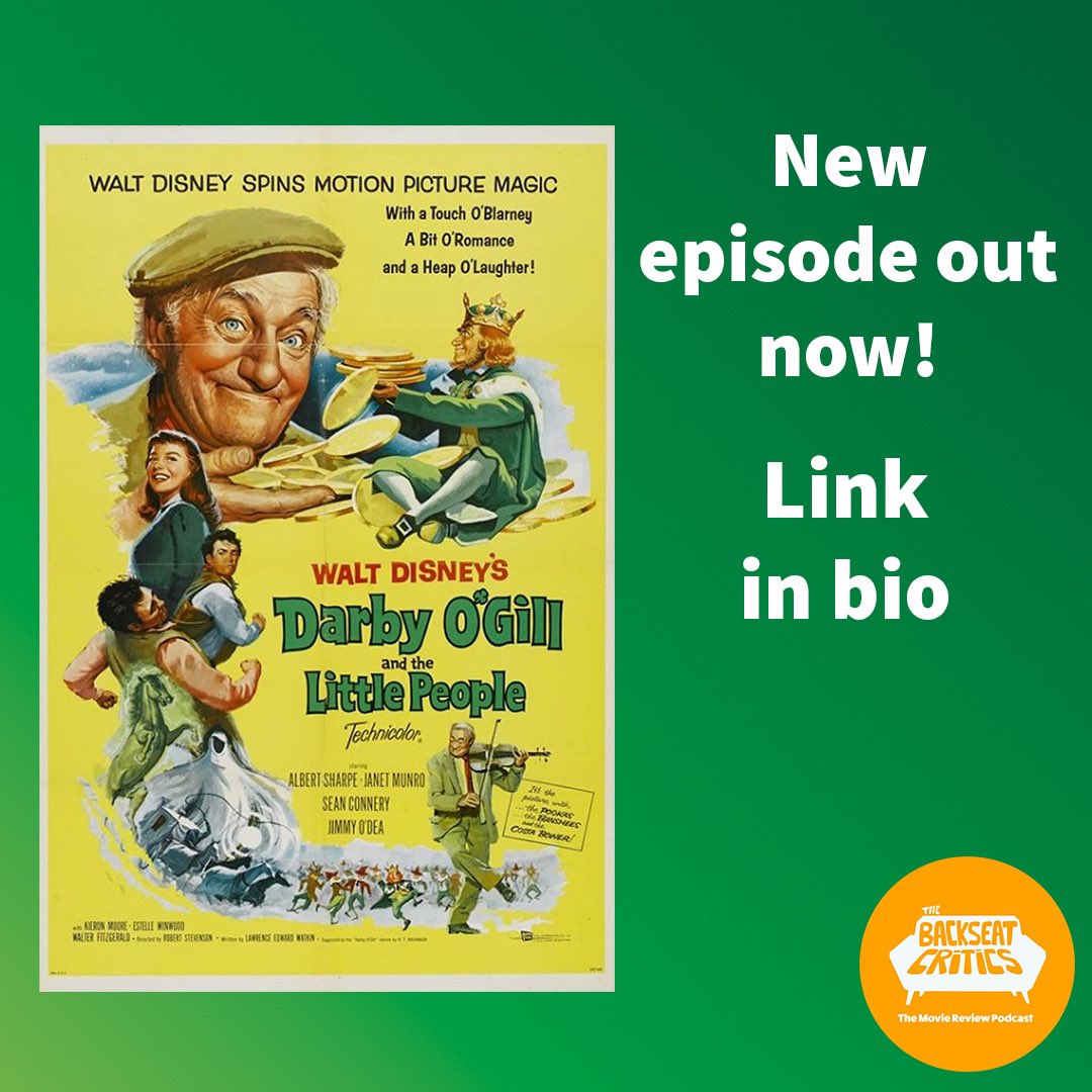 BSCritics's tweet photo. Review of Darby O’Gill and the Little People out now! Link in bio.

#podcast #podcasting #podcasts #podcastlife #podcaster #youtube #radio #comedy #moviereview #podcasters #itunes #spotifypodcast #newpodcast #movienight #art #cinematography #newepisode #movies #portland https://t.co/4EyTkl8BS5