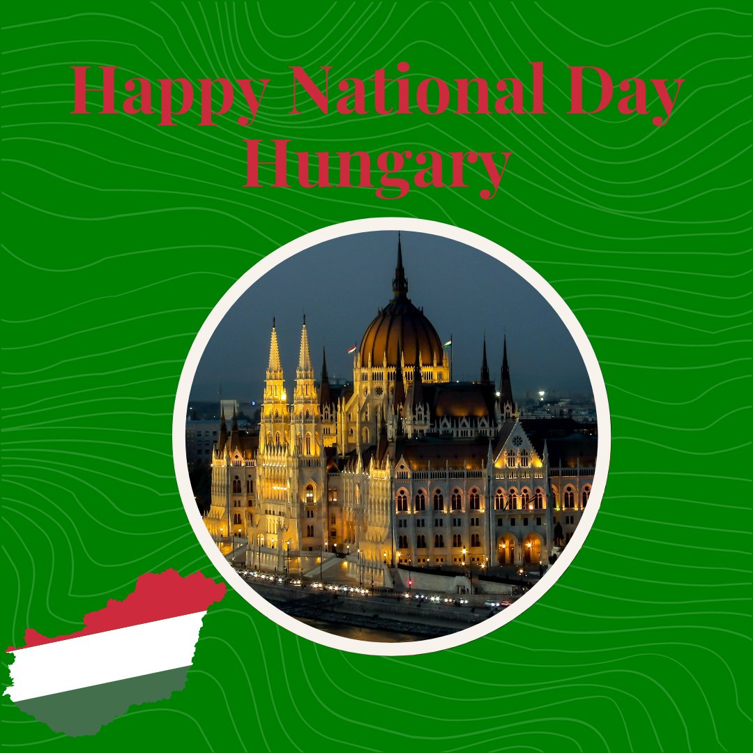 Happy national day #Hungary 
Bonne fête nationale à la #Hongrie