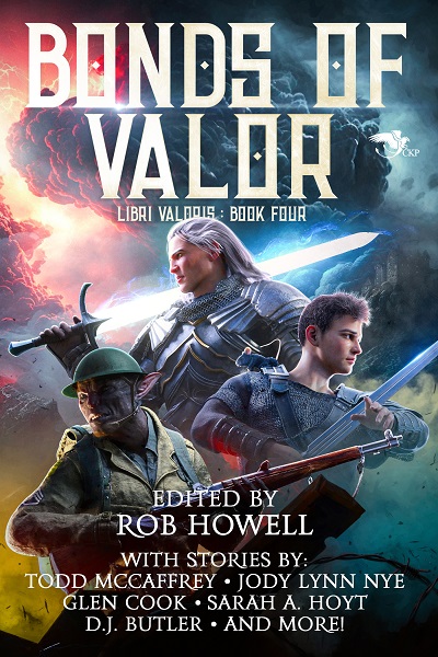 Rhodri2112's tweet photo. #NewMythOnTheBlock
#LibriValoris
Time for a cover reveal! Bonds of Valor comes out a week from Friday at FantaSci. I hope to see all of you there.
In the meantime, here's the cover art again done by the amazing J Caleb Design.
He knocked it out of the park, as you can see. https://t.co/I6KPLSjiwk