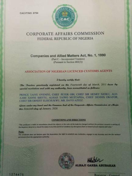 NigerianCustomsBrokers tweet media