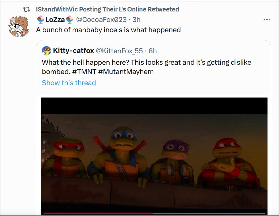 Chaoticrazor's tweet photo. At what point will people realize that calling people names and or racist/sexist/whateverphobic is not a valid defense against criticism towards something?

We live in a society where you can't dislike something without getting called a buzzword for it, it's absolutely ridiculous https://t.co/AkGICEd69S