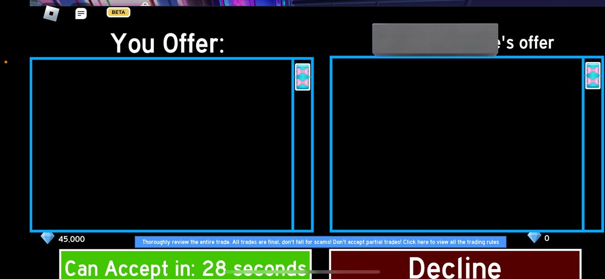 Morretie's tweet photo. @sweetestspo is scam free. Quick trade and trusted. Tots shouls to more w her. 
(Forgot to ss another pic but i got the rbx) https://t.co/iPlsfCLBcS