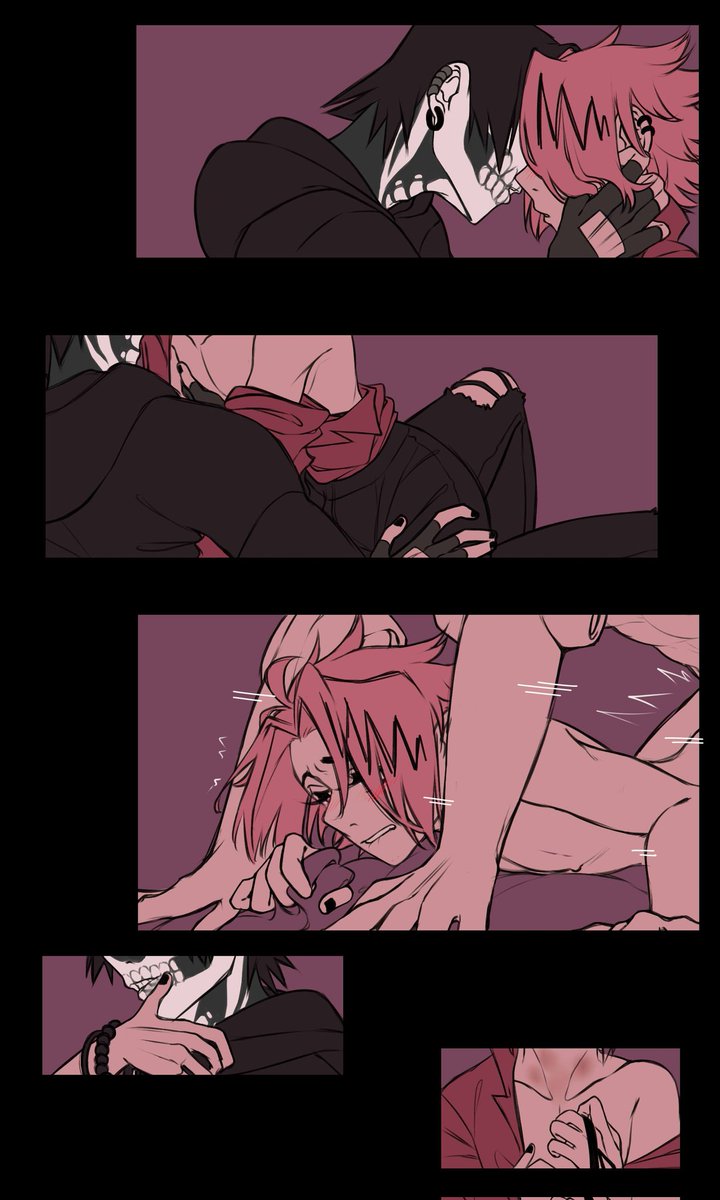 heiyinliao's tweet photo. Glances - a comic i did for halloween!! https://t.co/j5vjlttL3Z