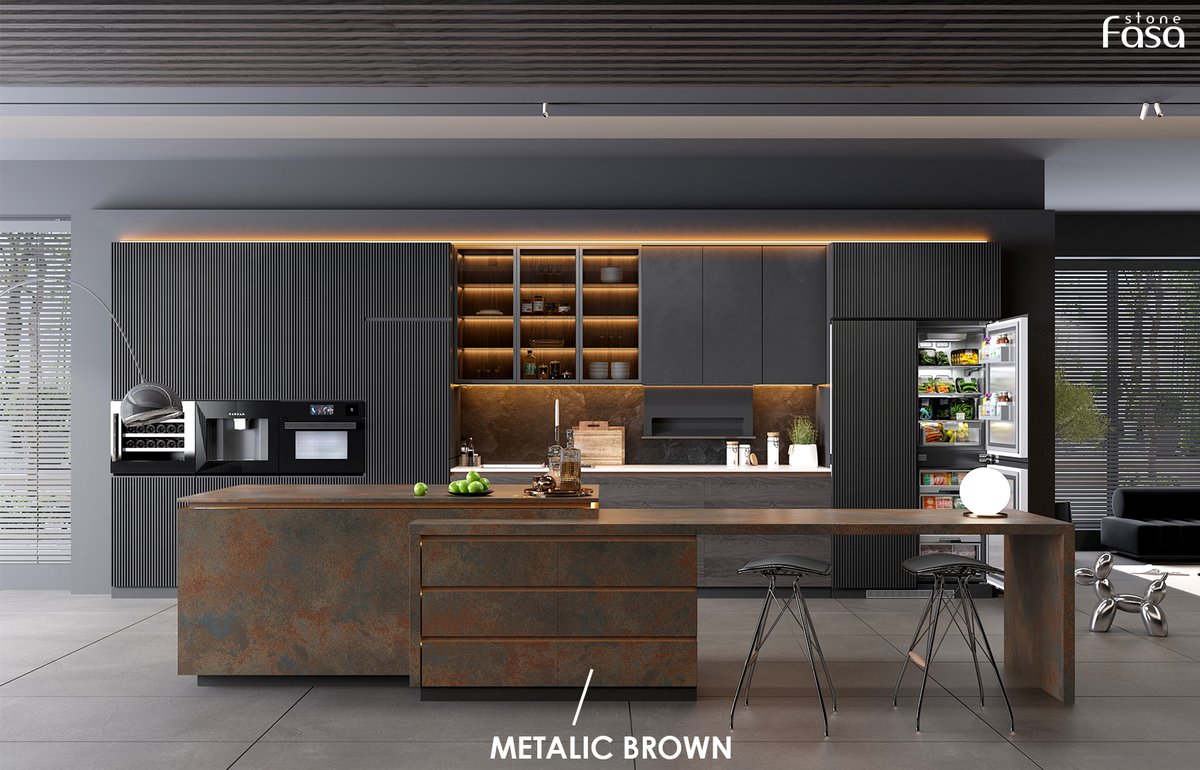 FasaStone's tweet image. #MetalicBrown
Brown concrete color of quartz stone is a rich, earthy hue that exudes warmth and elegance. It's a versatile color that can be used in a variety of design styles, from contemporary to rustic.
#quartzstone #kitchen #concretequartzstone
fasastone.com