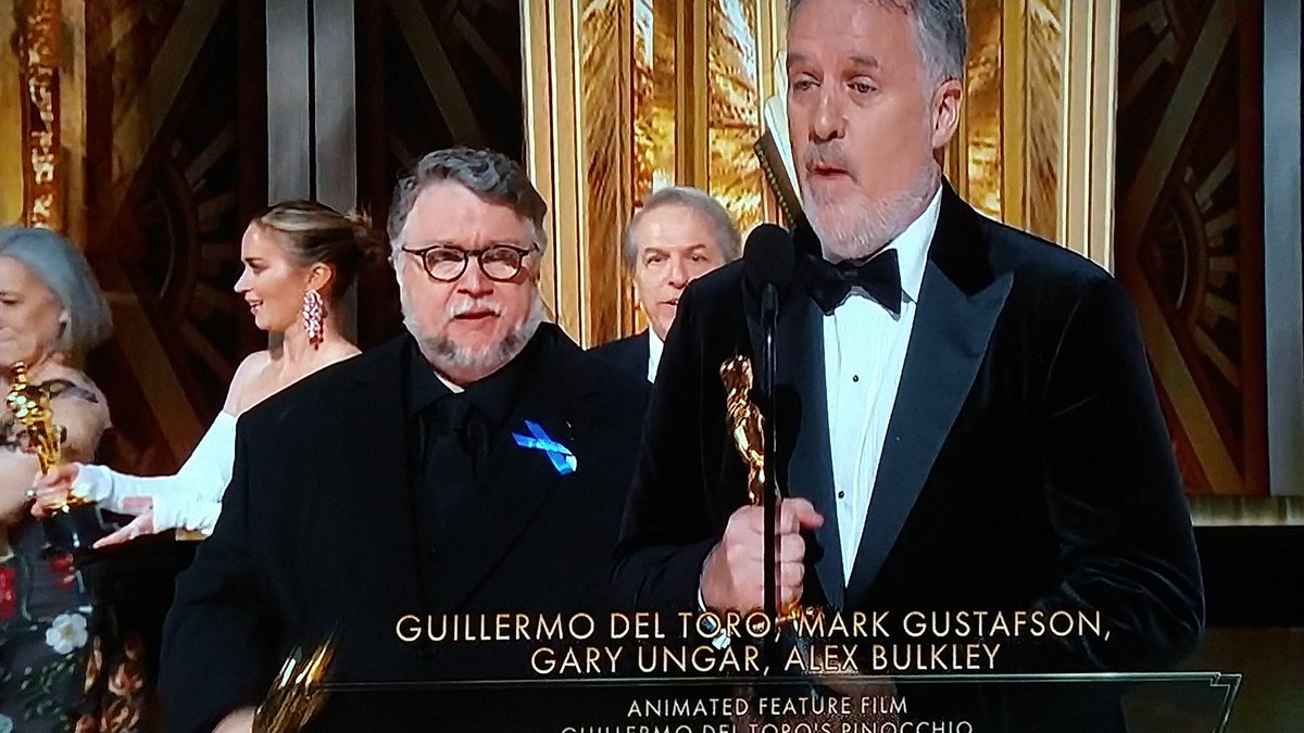 zonarosachicago's tweet photo. El primer Oscar para México 
🇲🇽🇲🇽🇲🇽
Gana #GuillermoDelToro  
Mejor película animada. 
Bravo 👏👏👏
#pinocchioguillermodeltoro https://t.co/rML5qpb0Ui