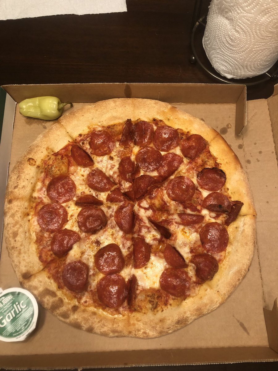 DaRealSteveBake's tweet photo. @PapaJohns is this what we doing now? Can I get some pizza with my crust? https://t.co/ZoZ04HD2o2