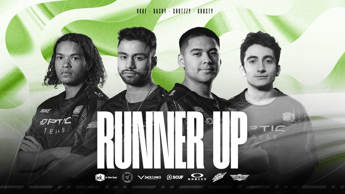 OpTic Texas (@optictexas) on Twitter photo Our run ends here at Major III in 2nd place. Heads up <a href="/DashySZN/">brandon</a> <a href="/Shotzzy/">OpTic Shotzzy</a> <a href="/Huke/">Huke</a> <a href="/oDanGhosty/">LAT Ghosty</a>, onto the next. #BrickByBrick
Thank you to the #GreenWall for all your support. Our run ends here at Major III in 2nd place. Heads up <a href="/DashySZN/">brandon</a> <a href="/Shotzzy/">OpTic Shotzzy</a> <a href="/Huke/">Huke</a> <a href="/oDanGhosty/">LAT Ghosty</a>, onto the next. #BrickByBrick
Thank you to the #GreenWall for all your support.