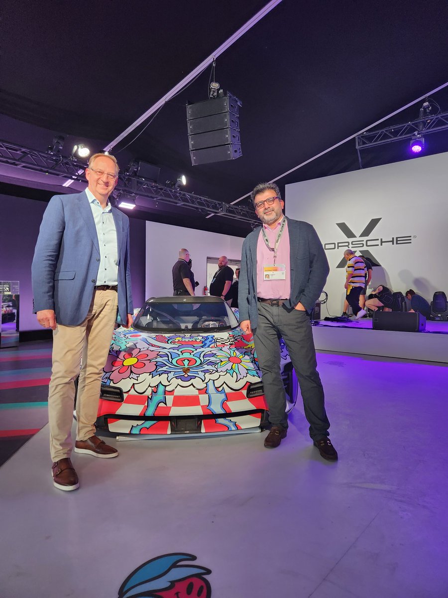 A beautiful day in #Austin at #SXSW2023 #Porsche house at the <a href="/cariad_tech/">CARIAD</a> panel with my friend, Dirk Hilgenberg.  Thanks for inviting <a href="/Qualcomm/">Qualcomm</a> to be a part of the exciting mobility, software and automotive platform conversation.